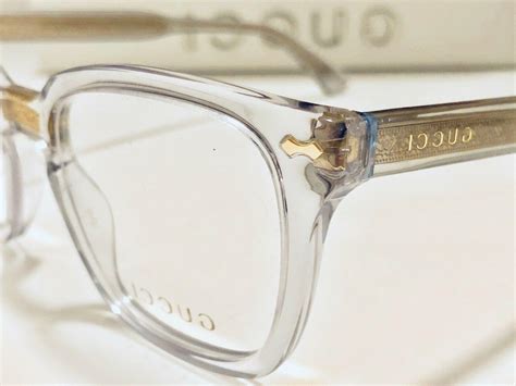 clear eyeglasses frames gucci|Gucci clear eyeglasses for women.